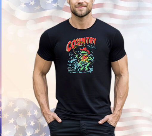 Frog country toads take me home shirt