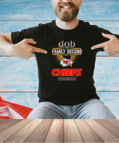 God first family second then Kansas City Chiefs football 2024 T-shirt