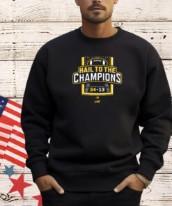 Hail To the Champions T-Shirt for Michigan College Fans T-Shirt