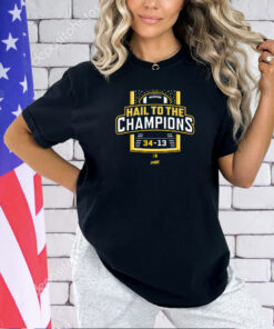 Hail To the Champions T-Shirt for Michigan College Fans T-Shirt