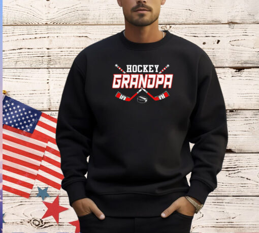 Hockey grandpa T-shirt