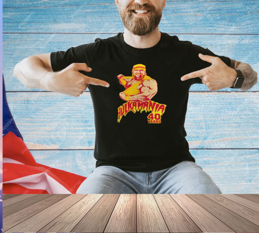 Hulk Hogan 40 Years Ripping T-Shirt