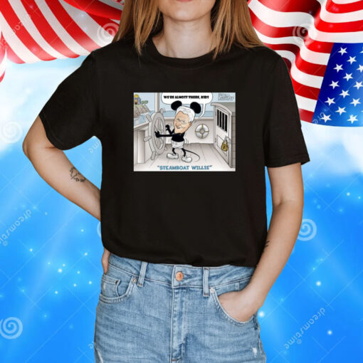 Jack Poso We’re Almost There Kids Steamboat Willie T-Shirt