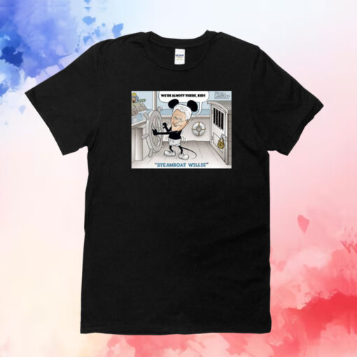 Jack Poso We're Almost There Kids Steamboat Willie T-Shirt