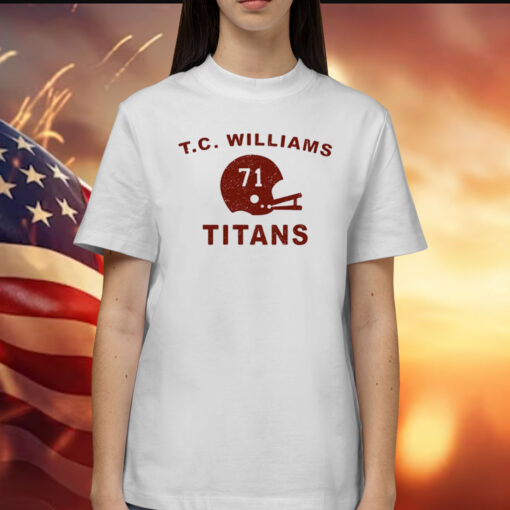 Jj Watt Wearing TC Williams Titans T-Shirts