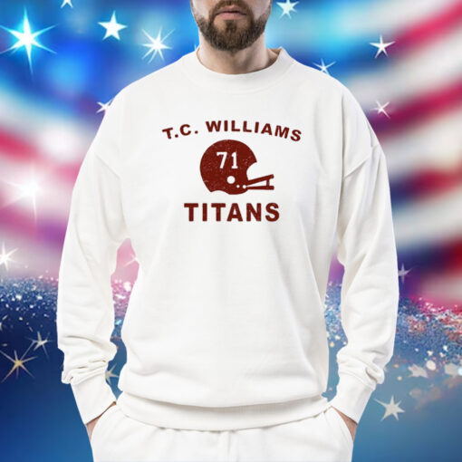 Jj Watt Wearing TC Williams Titans Sweatshirt