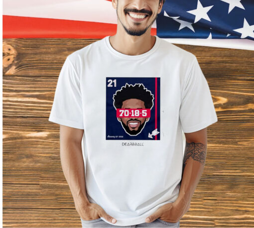 Joel Embiid Dearbball Record Night 70 Pts T-Shirt