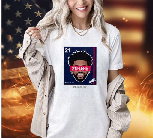 Joel Embiid Dearbball Record Night 70 Pts T-Shirt