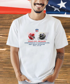 Kansas City Chiefs vs Baltimore Ravens NFL Conference Championships season 2023 T-shirt