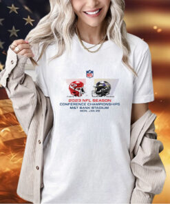 Kansas City Chiefs vs Baltimore Ravens NFL Conference Championships season 2023 T-shirt