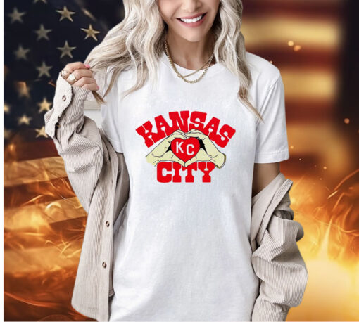 Kansas City heart hands T-shirt