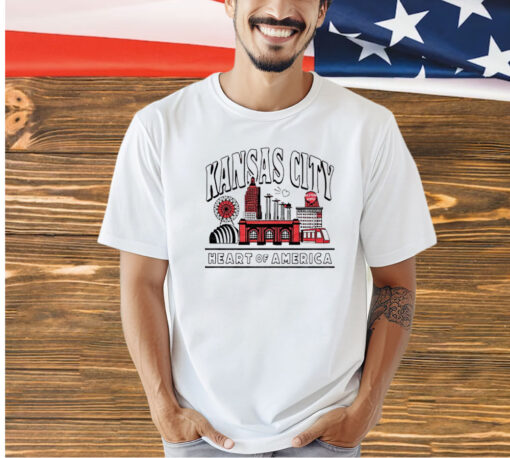 Kansas city heart of America T-shirt