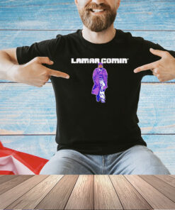 Lamar Jackson Baltimore Ravens Lamar Comin’ vintage T-shirt