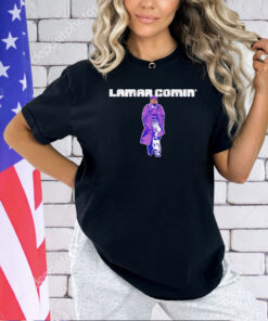 Lamar Jackson Baltimore Ravens Lamar Comin’ vintage T-shirt