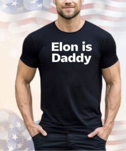 Mark Zuckerberg wearing Elon is daddy shirt