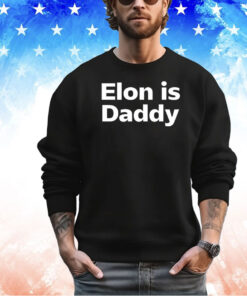 Mark Zuckerberg wearing Elon is daddy shirt