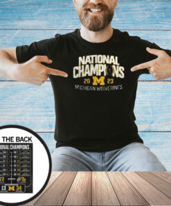 Michigan College Football Playoff 2023 National Champions T-Shirt