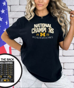 Michigan College Football Playoff 2023 National Champions T-Shirt