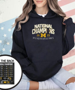 Michigan College Football Playoff 2023 National Champions T-Shirt