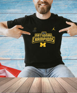 Michigan Wolverines Jordan Playoff 2023 National Champions Legend T-shirt