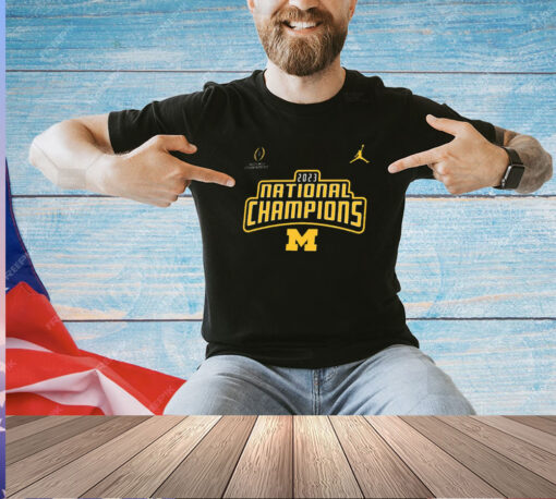 Michigan Wolverines Jordan Playoff 2023 National Champions Legend T-shirt