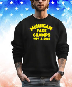 Michigan Wolverines fake champs 1997 and 2023 shirt