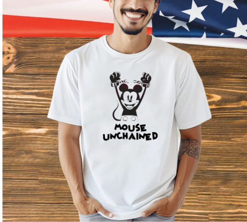 Mickey Mouse Steamboat Willie is breaking free of his chains T-shirt