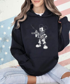 Mickey Mouse Steamboat’ with gun 2a willie T-shirt