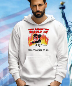 Mickey Mouse your solution should be to apologize to me T-shirt