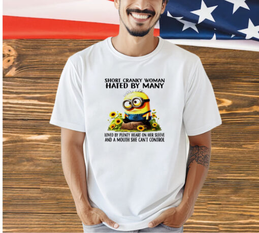 Minion short cranky woman hated by many T-shirt