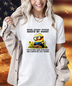 Minion short cranky woman hated by many T-shirt