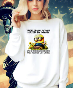 Minion short cranky woman hated by many T-shirt