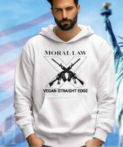 Moral law vegan straight edge T-shirt