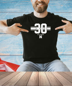 Nebraska Cornhuskers Keisei Tominaga 30 T-shirt