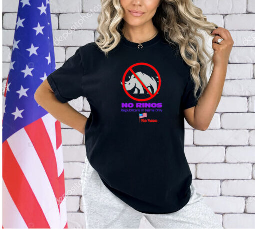 No rinos republicans in name only vote patriots T-shirt