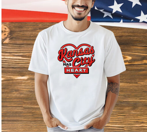 Official Kansas city has heart T-shirt