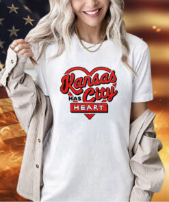 Official Kansas city has heart T-shirt