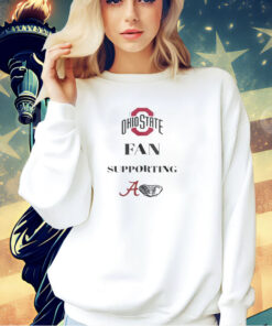 Ohio State Fan Supporting Crimson Tide T-Shirt