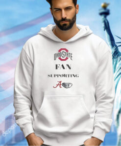 Ohio State Fan Supporting Crimson Tide T-Shirt