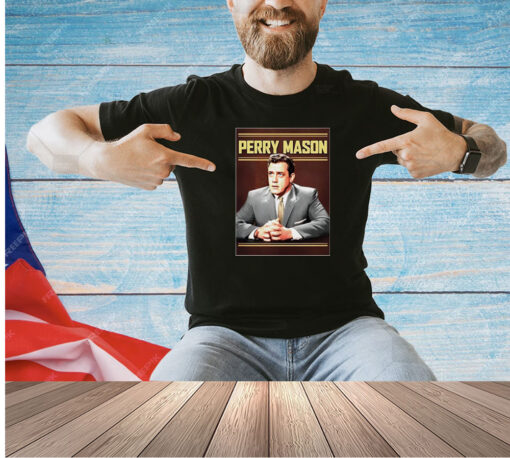 Perry Mason Tv series 1957 poster vintage T-shirt