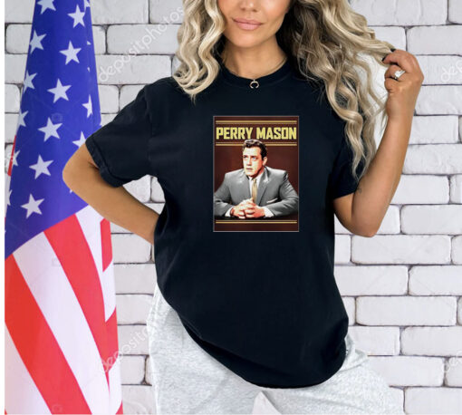 Perry Mason Tv series 1957 poster vintage T-shirt