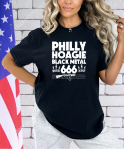 Philly hoagie black ck met 666 metal T-shirt