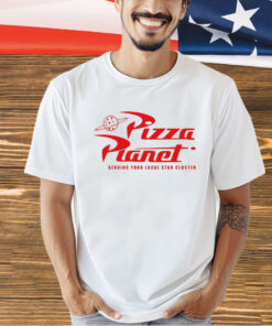 Pizza planet serving your local star cluster T-shirt