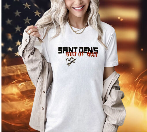 President Macron Saint Denis God Of War T-Shirt