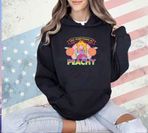 Princess Peach Toadstool Oh everything is peachy T-shirt