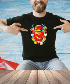 Raphael Teenage Mutant Ninja Turtles love turtle T-shirt