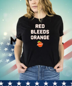 Red bleeds orange shirt