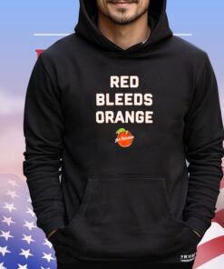 Red bleeds orange shirt