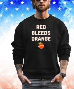 Red bleeds orange shirt