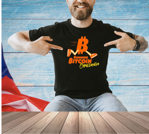 Running bitcoin challenge T-shirt